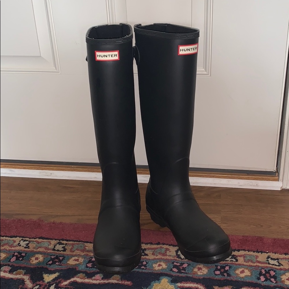 Tall Hunters with boot socks!